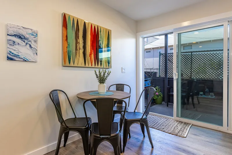 Table Inside for Dining for 4 or Maybe a Game of Cards — Authentic 3BR Duplex, Wailuku