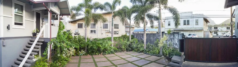 Parking for Unit D is at the front of the property — Historic 2BR Condo, Wailuku